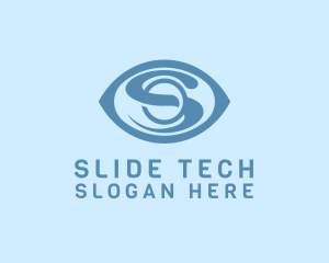 Professional Tech Eye Letter S logo design