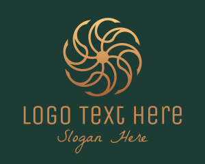 Bronze Luxury Ornament logo