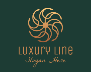 Bronze Luxury Ornament logo design