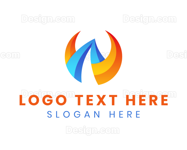 Creative Brand Letter W Logo