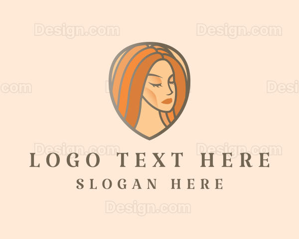 Woman Hair Salon Logo