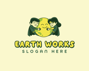 Environmental Earth Superheroes logo design