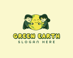 Environmental Earth Superheroes logo design