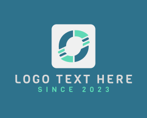 Modern Circle Letter O  logo design