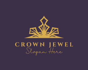 Luxury Tiara Crown logo design