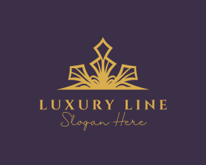 Luxury Tiara Crown logo design