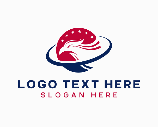 Patriotic logo example 1