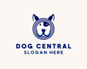 Dog Puppy Pet Care  logo design