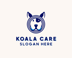 Dog Puppy Pet Care  logo design