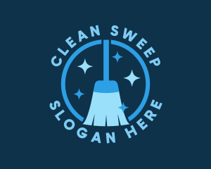 Sweeping Broom Cleaner logo