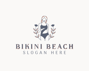 Fashion Bikini Swimsuit logo design