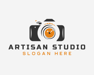 Camera Media Photo Studio logo design