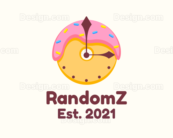 Donut Dessert Time Logo