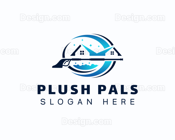 Power Wash Residential Cleaning Logo