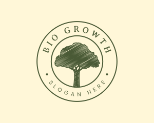 Tree Nature Eco Bio logo design