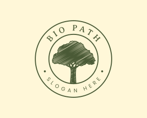 Tree Nature Eco Bio logo design