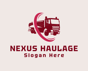 Logistics Delivery Truck  logo design