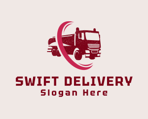 Logistics Delivery Truck  logo design