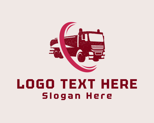 Logistics Delivery Truck  logo