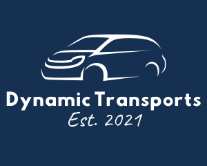 Transport Van Car  logo design