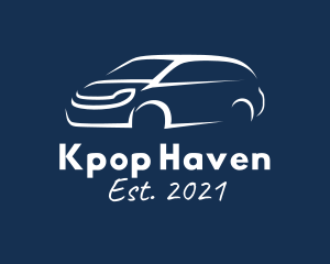 Transport Van Car  logo design