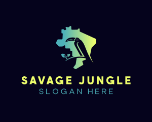 Jungle Toucan Bird logo design