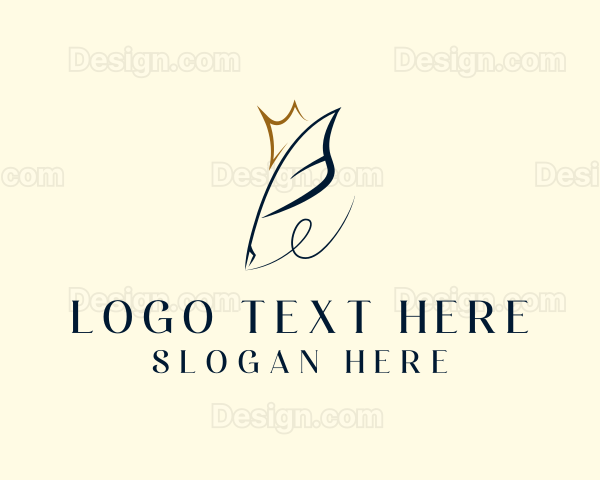 Feather Ink Pen Logo