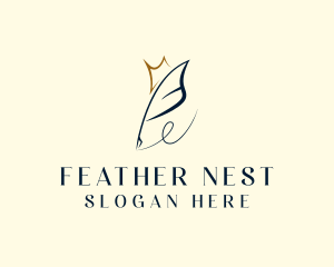 Feather Ink Pen logo design