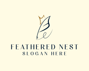 Feather Ink Pen logo design