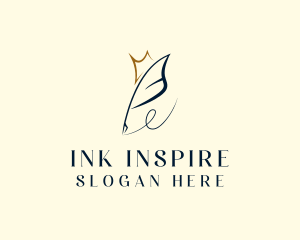 Feather Ink Pen logo design