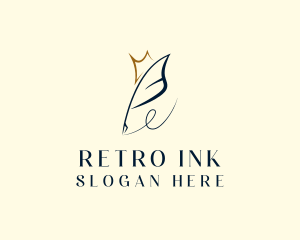 Feather Ink Pen logo design