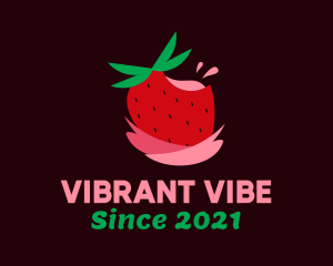 Strawberry Juice Drink logo