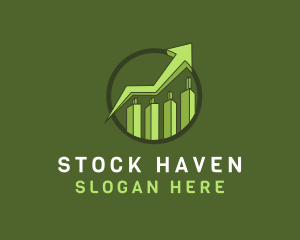 Modern Stocks Arrow High logo
