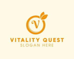 Orange Fruit Organic Produce logo