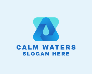 Water Droplet Technology logo design