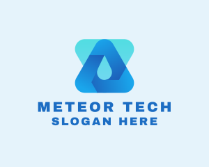 Water Droplet Technology logo design