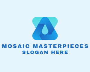 Water Droplet Technology logo design