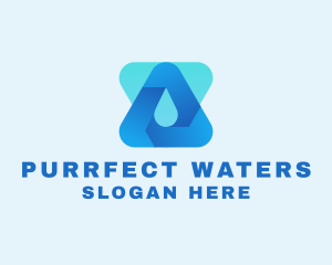 Water Droplet Technology logo design