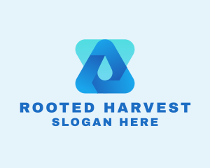 Water Droplet Technology logo design