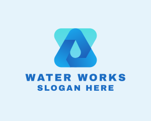 Water Droplet Technology logo design