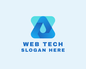 Water Droplet Technology logo design