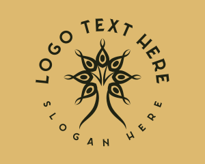 Human Yoga Tree logo