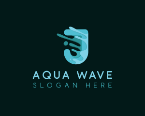 Liquid Water Splash logo