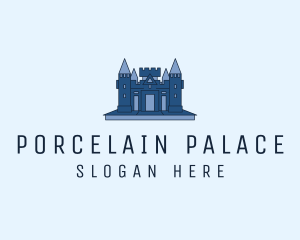 Blue Castle Palace  logo design