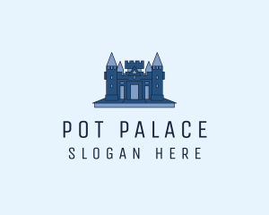 Blue Castle Palace  logo design