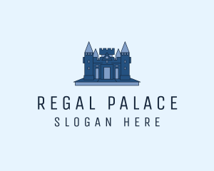 Blue Castle Palace  logo design