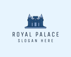 Blue Castle Palace  logo design