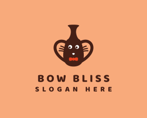 Mouse Vase Bow Tie logo