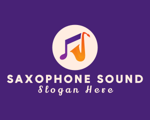 Saxophone Musical Instrument logo