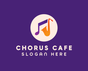Saxophone Musical Instrument logo